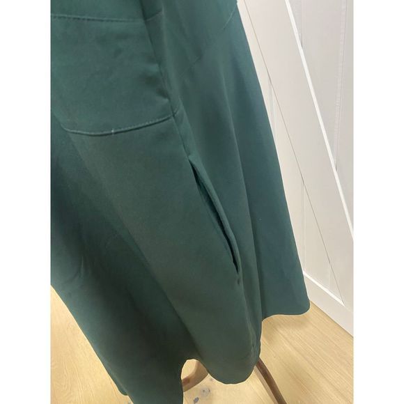 Lane Bryant hunter green dress - Picture 4 of 7